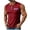 Wine Men Sleeveless Tee Shirts#01, variant on Jinhomg Mens Casual Henley Tank Top Sleeveless Button Down Workout Shirt with Chest Pocket Soft Summer Gym Muscle Tee for Men Army Green,L