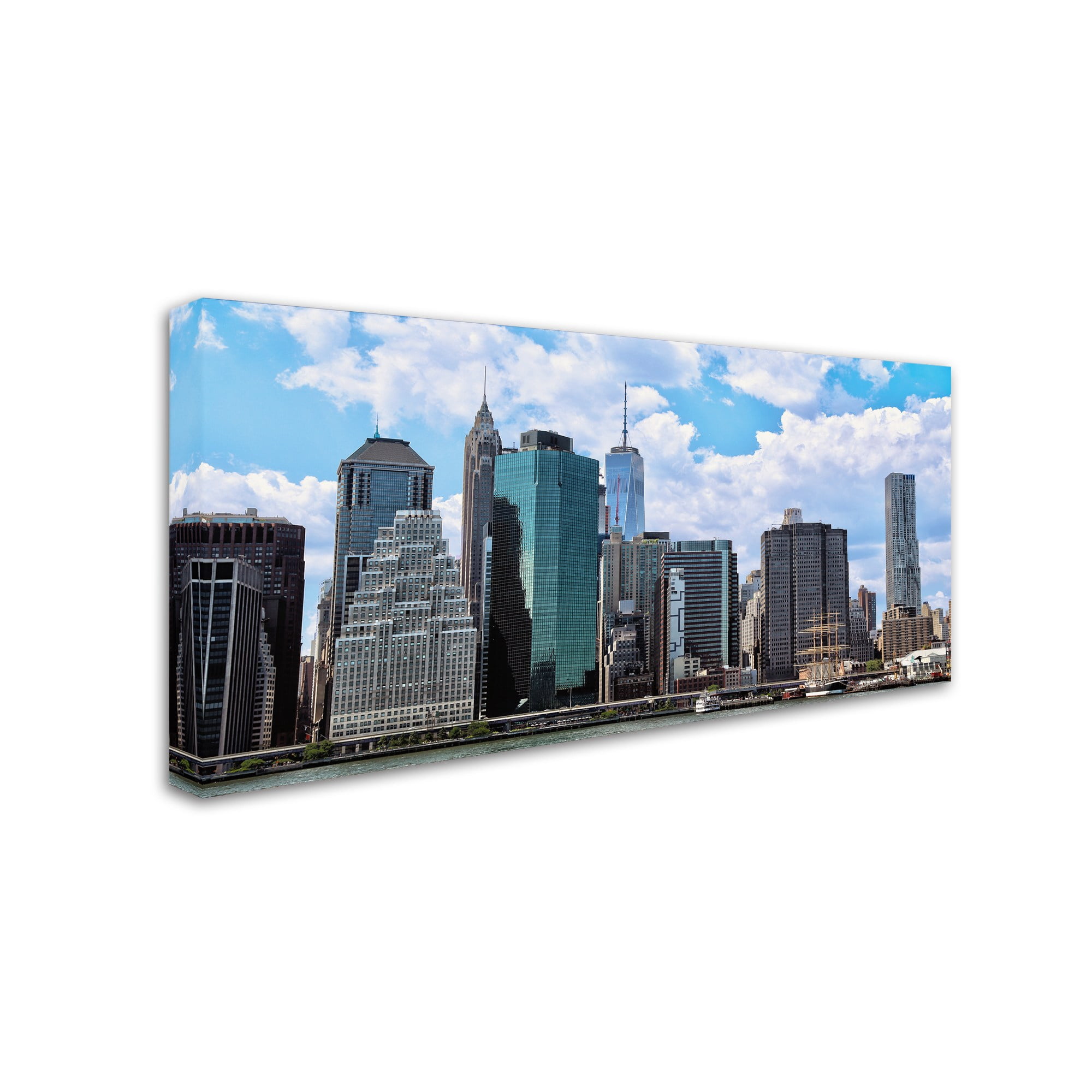 Trademark Fine Art "Lower Manhattan I" Canvas Art by CATeyes