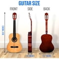 thumbnail image 3 of Guitarra acústica Pyle Beginner 6 cuerdas 1/4 tamaño junior, 3 of 8