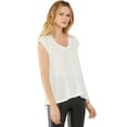 thumbnail image 5 of Scoop Women's Hi-Low Scoop Neck T-Shirt, 5 of 6