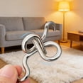 thumbnail image 5 of 24Pcs Metal Wire Puzzle Toy Brain Teaser Game and Mind IQ Test Ring for Logical Thinking and Problem Solving for Adults, 5 of 7