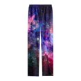 thumbnail image 4 of YDLCAFD Men'S Pajama Pants Men'S Fashion Star Theme Printed Long Drawstring Trousers, 4 of 4