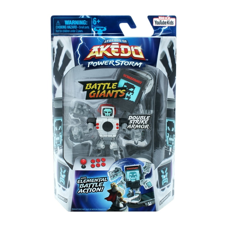 Legends of Akedo Powerstorm  Pack 2 Mini Battling Action Figures and –