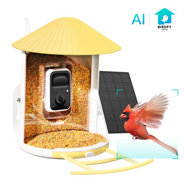 Bird Feeders with Camera, Netvue Birdfy Smart Bird Feeder for Bird