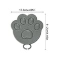 thumbnail image 2 of Pet Food Can Lid Silicone Airtight Seal Cover, Cat Paw Shaped Food Grade Silicone Can Cover For Storage, Reusable Fresh Keeping Cover For Dog/Cat Canned Food (Gray), 2 of 6