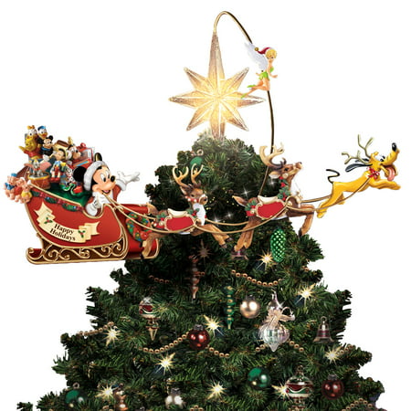 Disney Timeless Christmas LED Tree Topper - Mickey Mouse Pluto Tinker