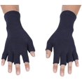thumbnail image 1 of Unisex Warm Half Finger Stretchy Knit Fingerless Gloves, 1 of 2