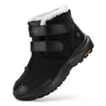 thumbnail image 1 of FitVille Botas de invierno anchas para hombre, botas de nieve gruesas y cálidas, botas ligeras antideslizantes impermeables con forro de piel, adecuadas para la nieve al aire libre, 1 of 5