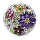 thumbnail image 3 of 4.02 Carat Genuine Multi Stones .925 Sterling Silver Ring QJ Model, 3 of 3