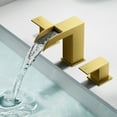 thumbnail image 4 of WB-03032GD Widespread 2-handle Bathroom Faucet with Drain Assembly, 4 of 11