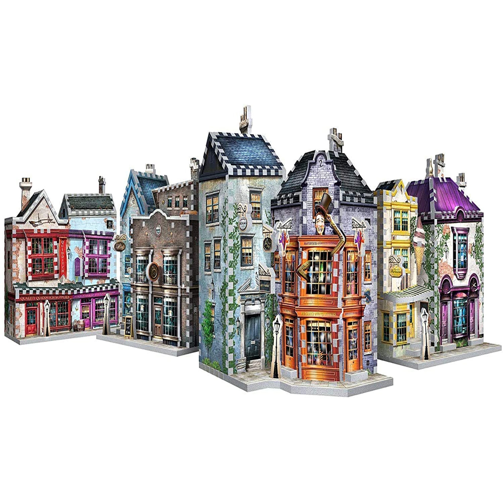 Wrebbit Puzzles Harry Potter Diagon Alley 450 Piece 3D Puzzle