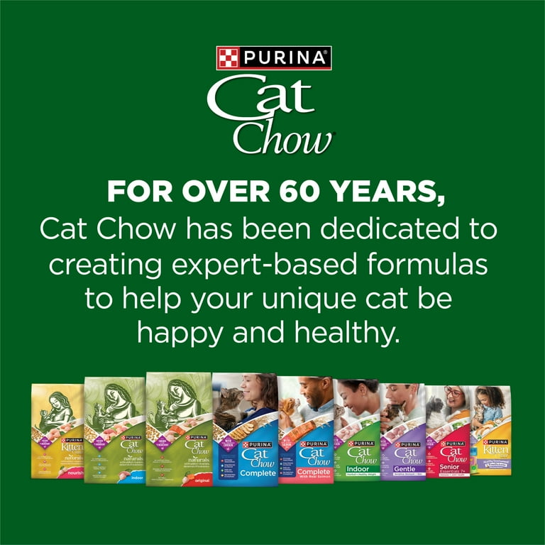 Free Shipping! Cat Chow Dry Indoor Cat Food with Real Farm-Raised