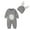 2-Grey, variant on Baby Toddler Boys Girls Solid Color Cloud Zipper Hooded Long Ear Romper Jumpsuit Crawling Suit Baby Cute Hooded Jumpsuit(1-Grey,12-18 Months)