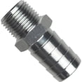 thumbnail image 5 of ICT Billet Straight 3/8" NPT Pipe to 5/8" .625" Hose Barb Fitting Bare Aluminum National Pipe Thread Connector Fluid or Air Designed & Manufactured in the USA AN840-10-06A, 5 of 20