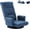 Blue, variant on 360° Swivel Gaming Floor Chair with Armrests – 14-Position Adjustable Folding Floor Sofa Lounger, Padded Backrest, Multi-Angle Recline for Home, Living Room & Office (Grey)