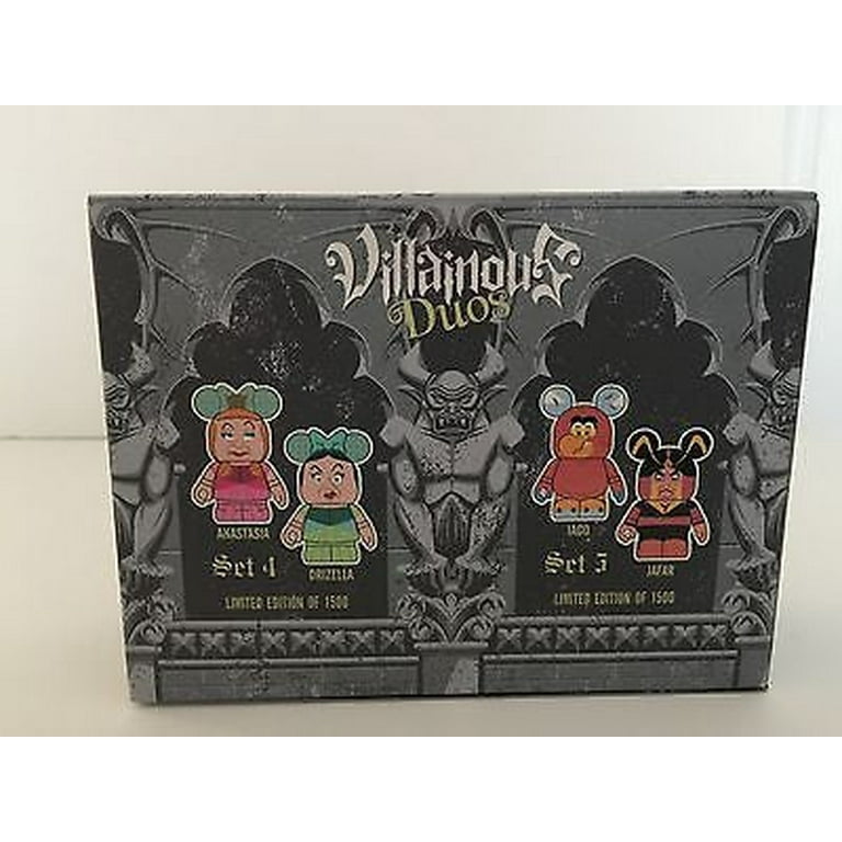 Disney Vinylmation Aladdin Villainous Duos Set Iago And Jafar Set