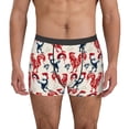 thumbnail image 2 of Goofa Roosters Printed Men's Boxer Briefs Underwear, Moisture-Wicking Underwear, Trunk,Soft and Breathable Cotton Underwear-, 2 of 9