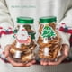 thumbnail image 5 of Árbol de Navidad Tarro de Dulces Regalo para Niños Regalo de Bricolaje Dulces Galletas Merienda Caja de Decoración de Año Cubierta Verde, 5 of 5