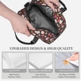 thumbnail image 3 of Naloa To The Best Mom Print Lunch Bag for Women & Men Insulated Lunch Box or Cooler Lunch Tote Bags for Work, Travel, Outdoor, 3 of 5