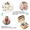 thumbnail image 4 of Maple Leaf Pumpkin Travel Portable Square Display Case: Earring and Necklace Organizer - Ideal for Girls and Women, 4 of 6