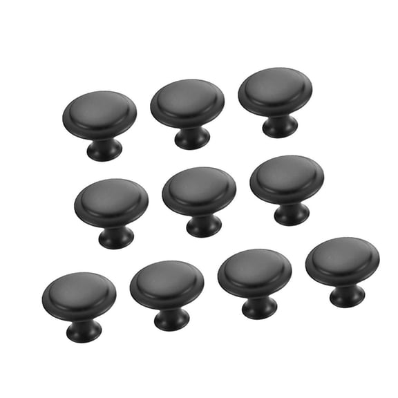 10Pcs Stainless Steel Knob Drawer Pulls Furniture Handle for Cupboard Wardrobe