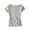 Gray, variant on Bixock Women Pajamas Tops Loungewear Shirts Short Sleeve T‑Shirt Top V Neck Solid Color Stretch Knit Slim Daily Indoor Homewear Sleepwear Casual Women Clothings