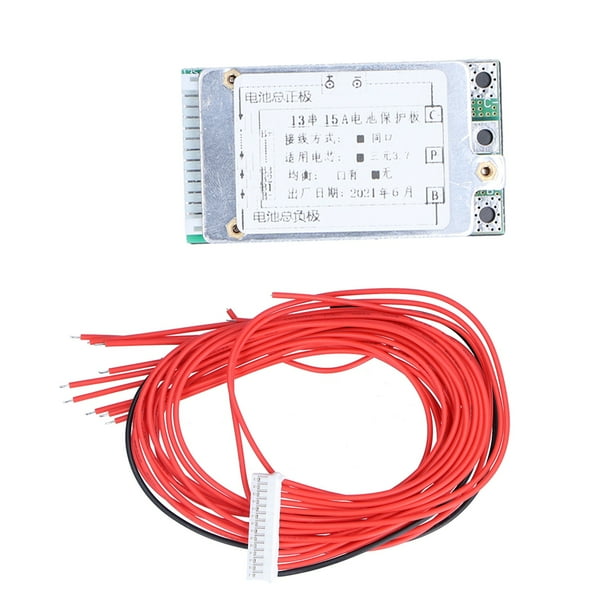 Módulo De Paquete De Celdas De Batería De Iones De Litio Con Cable, Repuesto De Placa De Protección De Batería De Litio De Iones De Litio De La Serie 10 Segura Para Placa De ANGGREK Otros