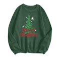 thumbnail image 3 of Women's Christmas Merry Letters Casual Long Sleeved Hoodie, 3 of 3