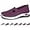 Deep Purple, variant on TKing Fashion 2024 New Women's Woven Breathable Soft Sole Shoes - Non Slip Walking Slip on Diabetic Foam Shoes, Lightweight Comfort Platform Mesh Slip in Sneakers Arch Support