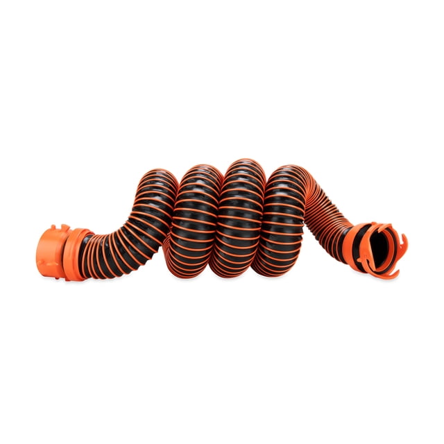 Camco RhinoEXTREME 10 Ft RV Sewer Hose Kit with 4-in-1 Adapter and Storage Caps