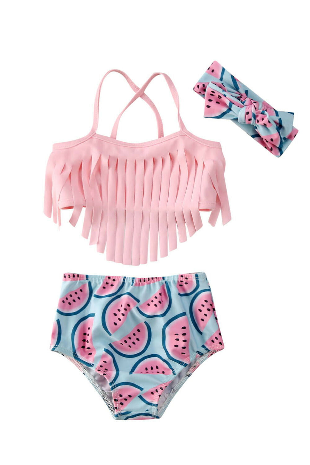 Newborn Toddler Kid Baby Girl Swimwear Swimsuit Bathing Bikini Beachwear Outfit 