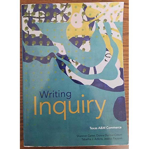 Pre-Owned Writing Inquiry, 9781680366075, 1680366076, Paperback,