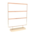 thumbnail image 4 of Earring Storage Display Rack 66Holes Modern Durable for Bathroom Shop Vanity Rose Golden, 4 of 9
