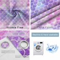 thumbnail image 4 of Purple Ombre Blackout Curtains for Bedroom/Living Room, Thermal Insulated Kitchen Curtains, Colourful Gradual Modern Abstract Art Grommet Darkening Window Treatment Drapes 52"x63"x2, 4 of 8
