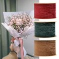 thumbnail image 2 of segolike 3x 2 Inch Suede Fabric Ribbon Fabric Tape Solid Color Polyester Craft Ribbon For Green Red Brown, 2 of 5