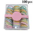 thumbnail image 2 of Élastiques à Cheveux pour Enfants - 100 Pcs Bandes Extensibles pour Queue de Cheval pour Filles, 2 of 10