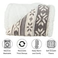 thumbnail image 6 of Somerset Home 50x60-Inch Machine Washable Fleece Blanket with Snowflakes, 6 of 8