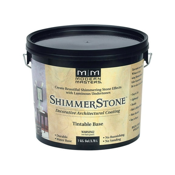 1 gal Modern Masters SS1001 Tint Base ShimmerStone Water-Based Decorative Architectural Coating