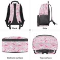 thumbnail image 6 of HUISEFOR Baseball Pink Bow School Backpack for Teen Girls 17 Inch Lightweight Bookbags with Adjustable Shoulder Strap Comfortable Travel Bags Breathable Daypack 10-12 Years, 6 of 7