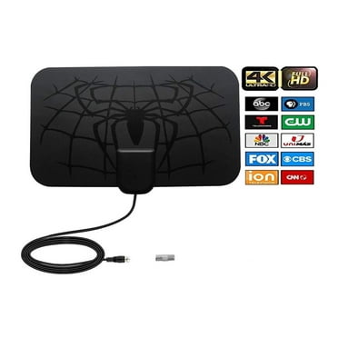 2025 Upgraded 980  Miles Long Range Indoor Digital HD TV Antenna for Local Channels, TV Antenna for Smart TV with Amplified Signal Booster, Support 2K 4K 1080P VHF UHF All Old TVs