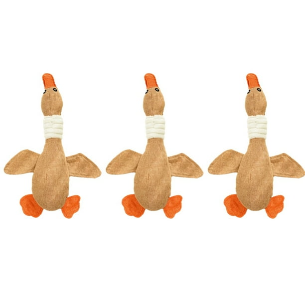 Juguete para Mascotas, Ganso, Perro, Masticable, Sonido, Rechinamiento, Limpiador de Dientes, Suministros para Mascotas, Perro, , Marrón