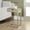 Natural/ Chrome, variant on ACCENT TABLE - GREY RECLAIMED WOOD-LOOK / BLACK / DRAWER