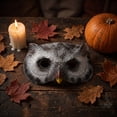 thumbnail image 4 of Mystical Owl Mask for Halloween Carnival Party Costume Prop Realistic Bird Animal Face Mask for Adults Cosplay Masquerade Accessories Forest Theme Mask, 4 of 5