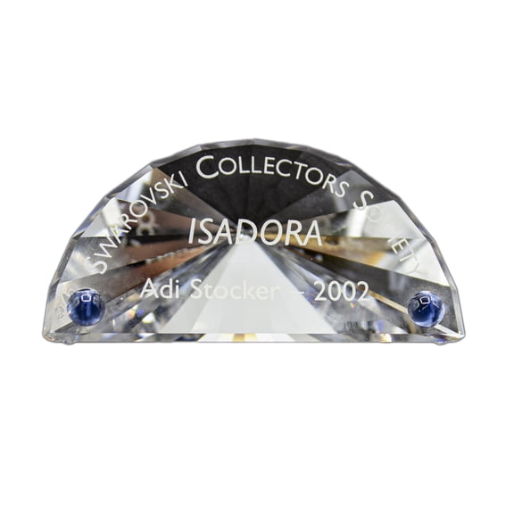 Swarovski Crystal: 602383 Isadora Plaque 2002 | Faceted Crystal