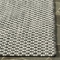 thumbnail image 3 of SAFAVIEH Courtyard Blair Geometric Indoor/Outdoor Area Rug, 6'7" x 6'7" Square, Black/Light Grey, 3 of 5