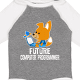 thumbnail image 4 of Inktastic Future Computer Programmer Boys Long Sleeve Baby Bodysuit, 4 of 5