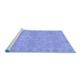 thumbnail image 2 of Ahgly Company Machine Washable Indoor Rectangle Oriental Blue Traditional Area Rugs, 7' x 9', 2 of 4