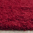 thumbnail image 3 of SAFAVIEH Laguna Neven Plush Solid Shag Runner Rug, Red, 2'3" x 6', 3 of 7