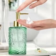 thumbnail image 6 of LEFXSMR Glass Soap Dispenser, Dish & Hand Soap Dispenser Bathroom, Liquid Storage Pump Bottle for Bathroom Kitchen, 12.8 Oz Mint Green, 6 of 7