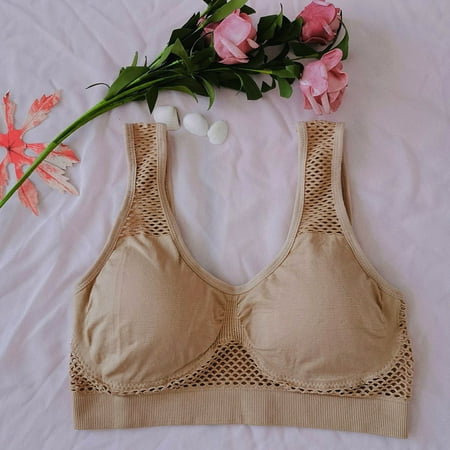 

Ladies Seamless Sports Yoga Bras-Anti-sagging Sports Padded Push up Sleep Bra CHMORA